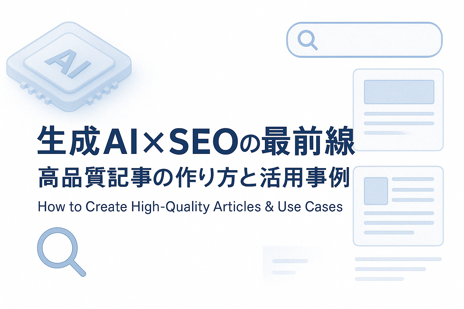 Google AIを活用したSEO対策の実践例(高品質記事作成、構造化データ活用、多言語展開、モバイルファースト)